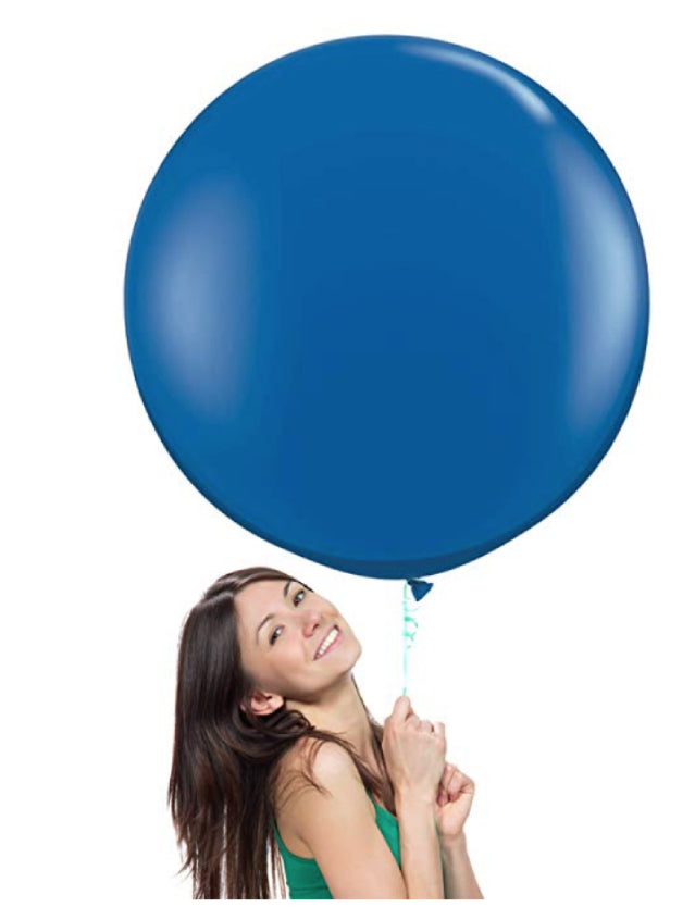 Dark Blue Matte Balloon-18″