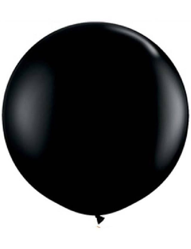 Black Matte Jumbo Balloon-36″