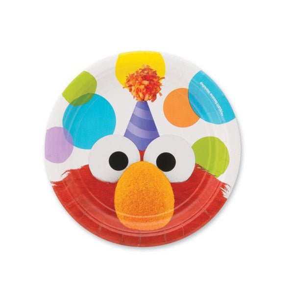 Sesame Street Elmo Cake Plates 7″ 8pcs Party World