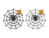 Black Glitter  Spider Web -11"