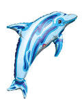 Foil Balloon Supersize Dolphin- 37″ by 22″