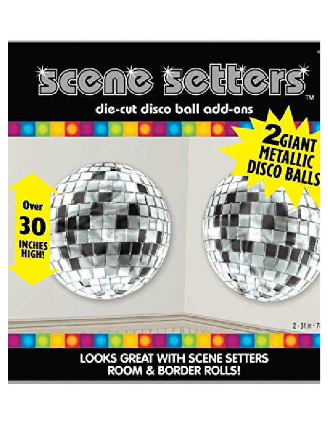 Disco Ball Scene Setter 31″- 2pcs