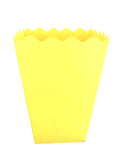 Yellow Popcorn boxes-12pcs