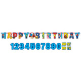 Super Mario Letter Banner with Numbers -10ft