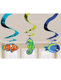 Deep Sea Swirl Decoration (3/pkt)