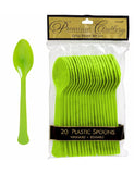 Green Heavy weight Spoons-20pcs