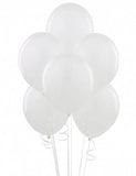 White Latex Balloons- 15pcs