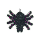 Glitter Tinsel Spider Decoration -13″ by 10″