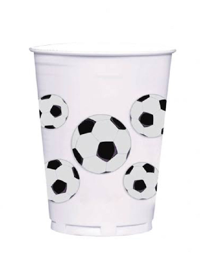 Soccer Plastic Cups -8pcs