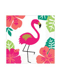 Flamingo Beverage Napkins -16pcs