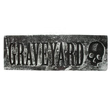Graveyard Halloween Wall Plaque Hanging Decoration -19″