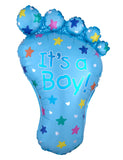 It’s a Boy Foot Foil Balloon