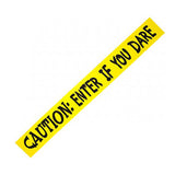 Halloween Printed Yellow Fright Tapes 3m – Pack of 3