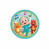 Cocomelon 9” Plates -8pcs
