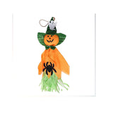 Halloween Hanging Ghost with Straw Base,Size: 12in