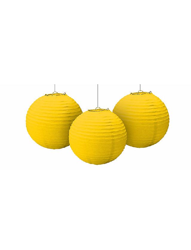 Yellow Paper Lanterns 12″ -Single piece