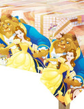 Beauty & The Beast Plastic Table Cover- 120 cm by 180 cm