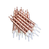 Rose Gold Glitter Candle -12pcs
