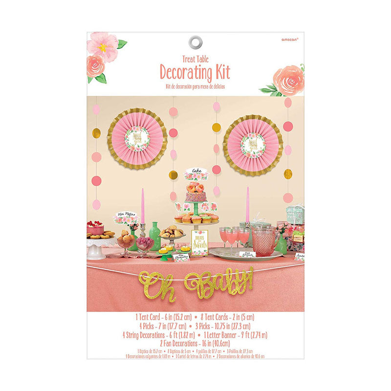 It’s a Girl Floral Candy Buffet Kit