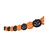 Halloween Pumpkin Paper Garland