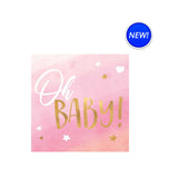 Oh Baby Girl Beverage Napkin – 16pcs