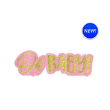 Oh Baby Girl Glitter Centerpiece