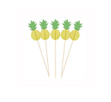Pineapple Vibes 10 Decorative Picks