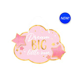 Oh Baby Girl Hanging Decoration Sign