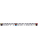 Superman Birthday Banner -7.6 ft