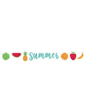 Hello Summer Glitter Letter Banner – 12ft