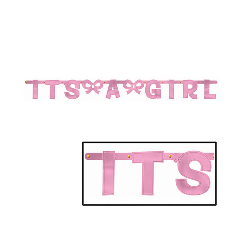 It’s a Girl Foil Banner -5ft