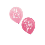 It’s A Girl Latex Balloon -6pcs
