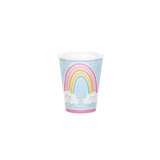 Happy Rainbow Paper Cups -8pcs