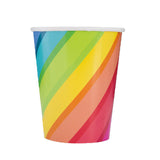 Rainbow Bright cups-8pcs