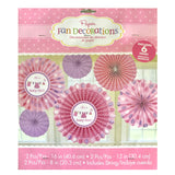 Shower with Love Paper Fan Decorating Kit