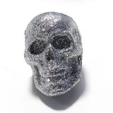 Silver Glitter Skull – 4in