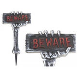 Skeleton Arm Beware Sign – 53cm