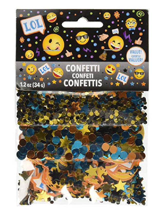 Emoji Confetti(3/pkt)-1.2oz