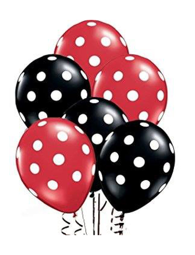 Polka Dot Balloons -25pcs