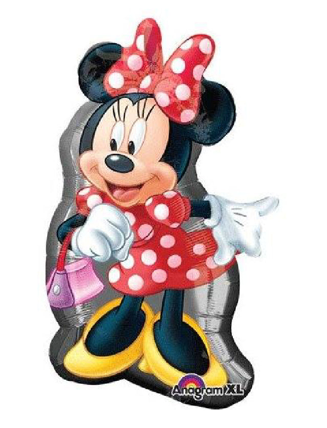 Minnie Mouse Foil Balloon Large -Size : 33″ by 18″