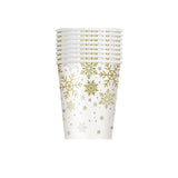 Christmas Snowflakes Paper Cups -8pcs