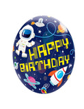 Blast Off Space 18″ Foil Balloon