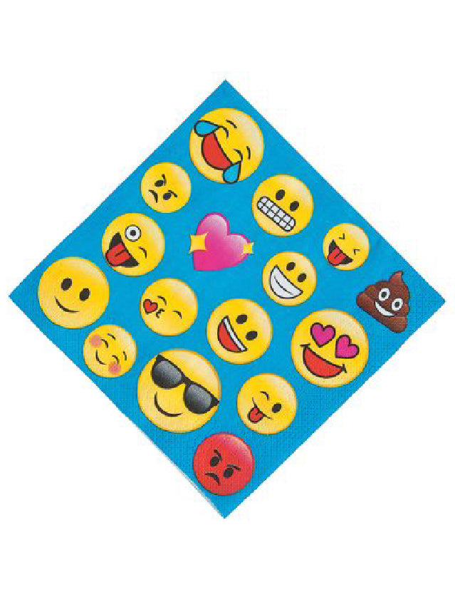 Emoji Napkins -16pcs