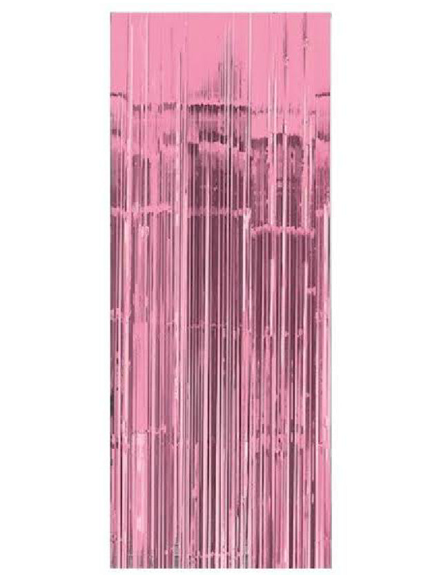 Pink Foil Curtain -8ft by 3ft