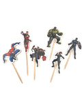 Avengers Cupcake Pics -24pcs