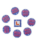 Bachelorette Buttons-8pcs