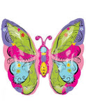 Butterfly foil balloon -25” by 25”