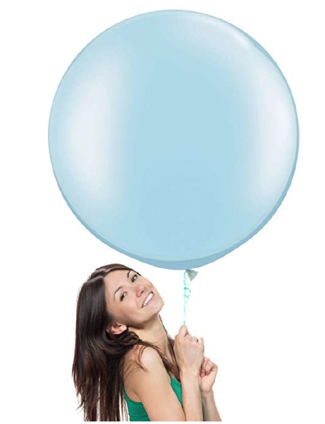 Pastel Blue Matte Balloon-18″