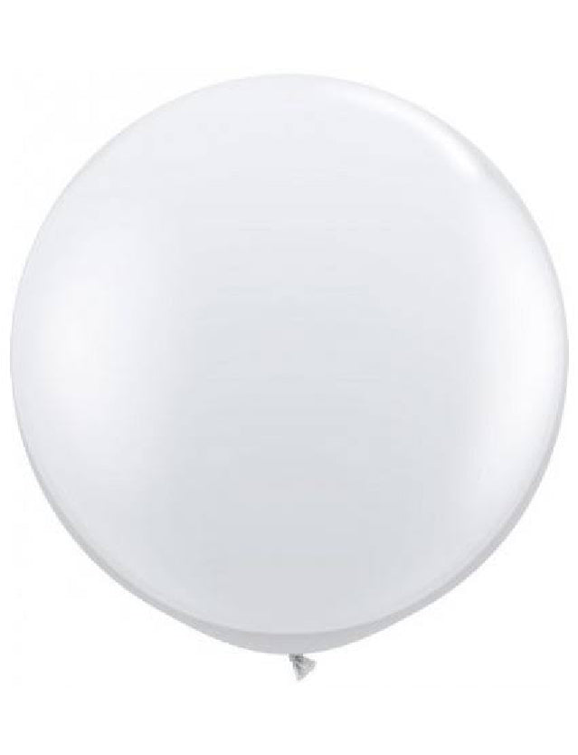 White Matte Jumbo Balloon-36″