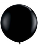Black Matte Jumbo Balloon-36″